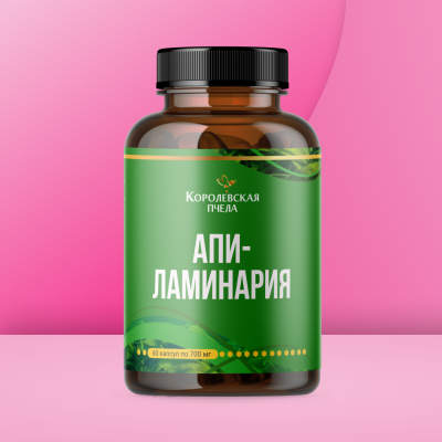 АПИ-ЛАМИНАРИЯ, 60 капсул